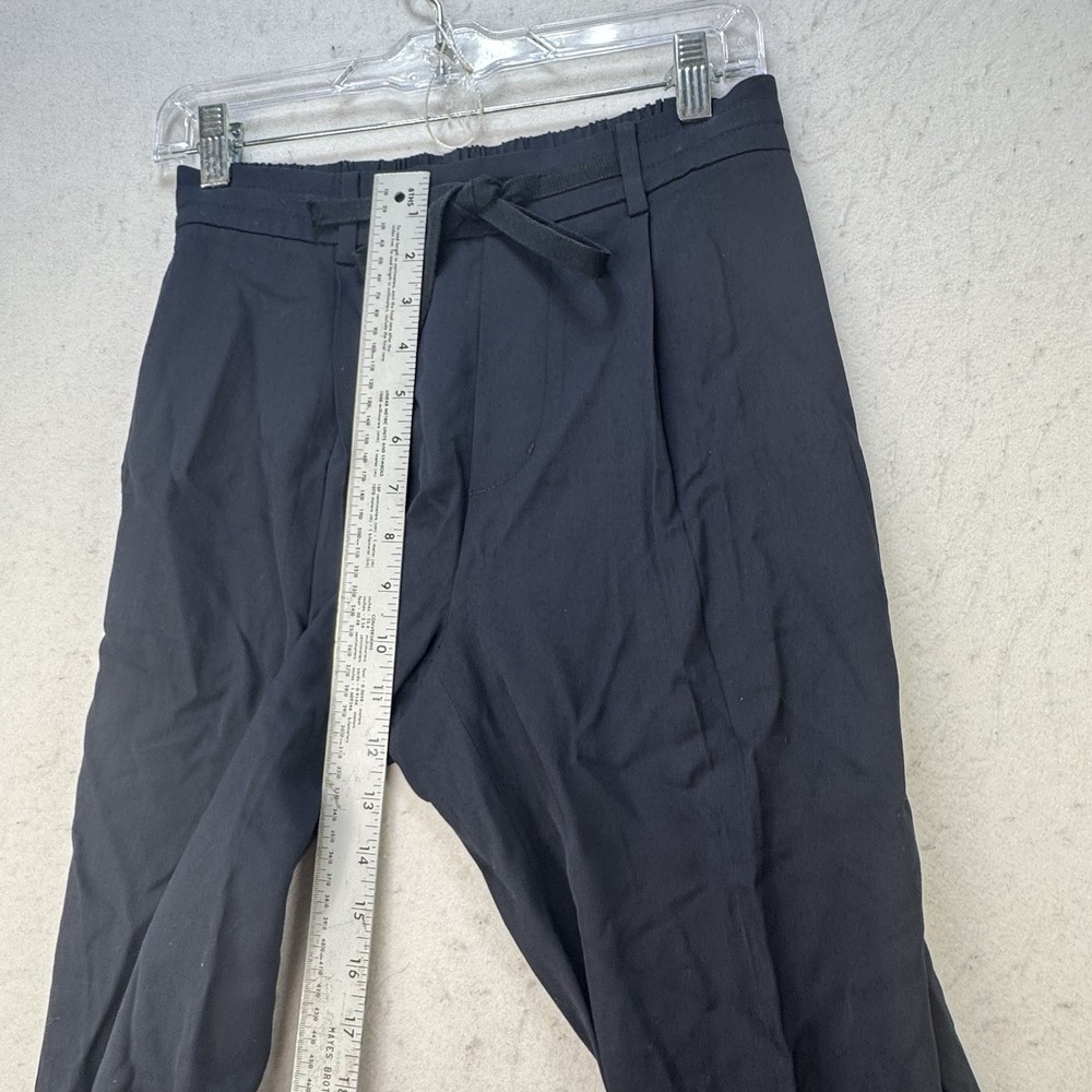 Vince Pants Womens‎ Small Dark Blue Viscose Blend Cuffed Ankle Straight Leg - Picture 7 of 13
